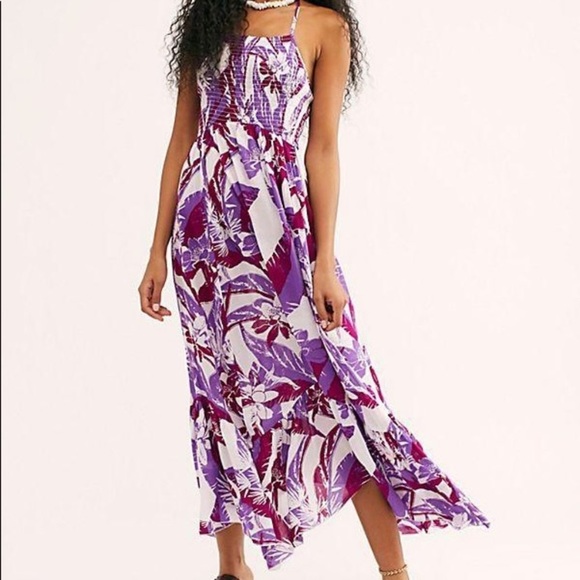 Nwt Free People Heat Wave Maxi Dress 